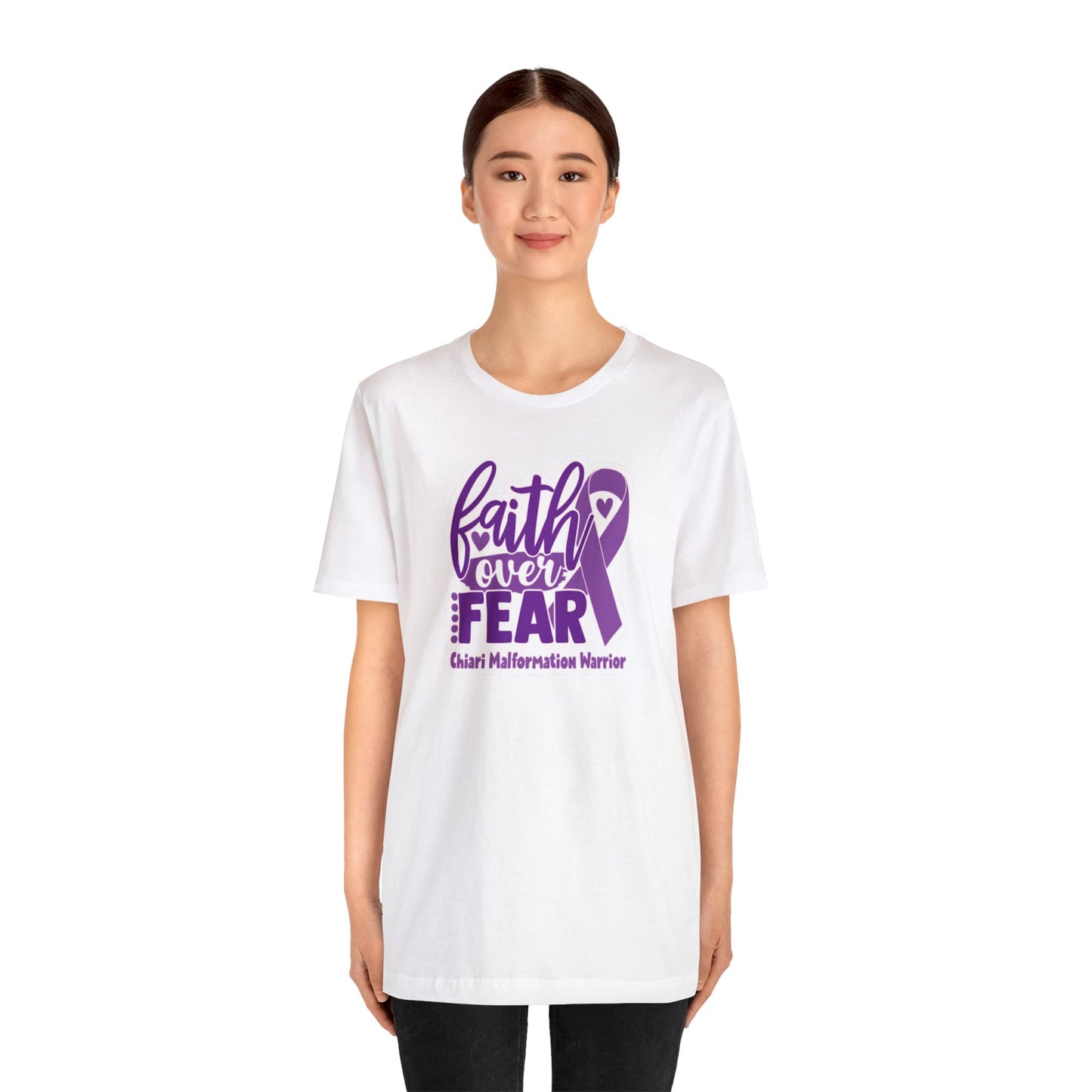 Faith over Fear Chiari Unisex Jersey Tee