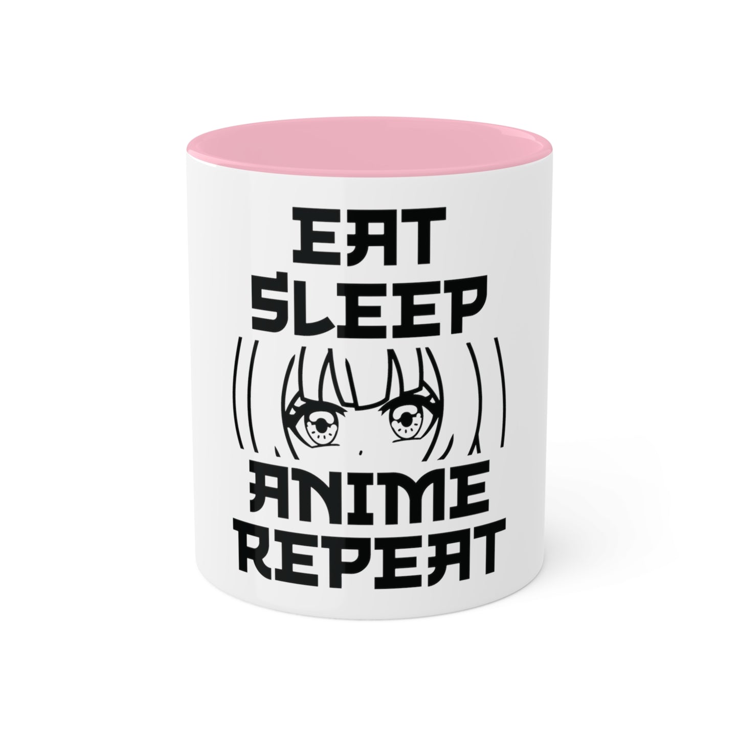 Eat Sleep Anime, Custom Personalized Mug