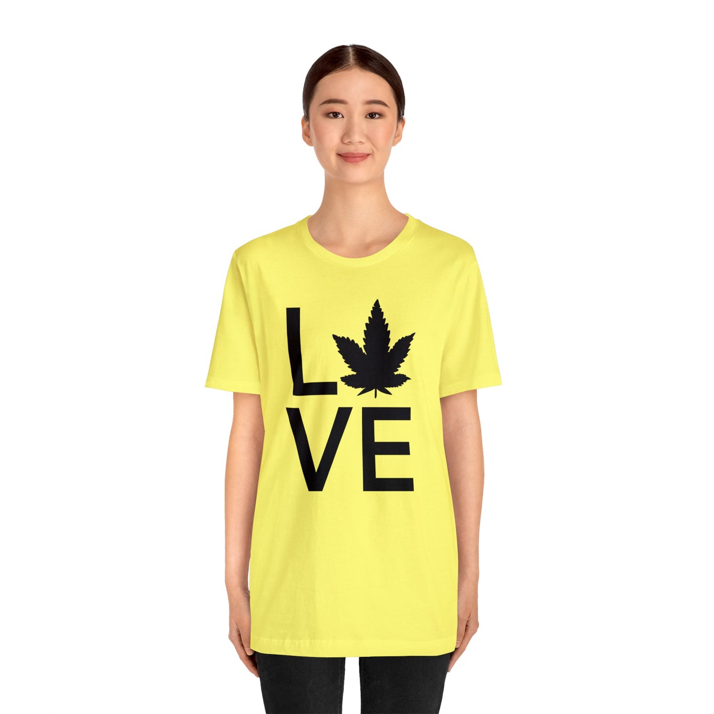 Love Cannibas Unisex Jersey Tee