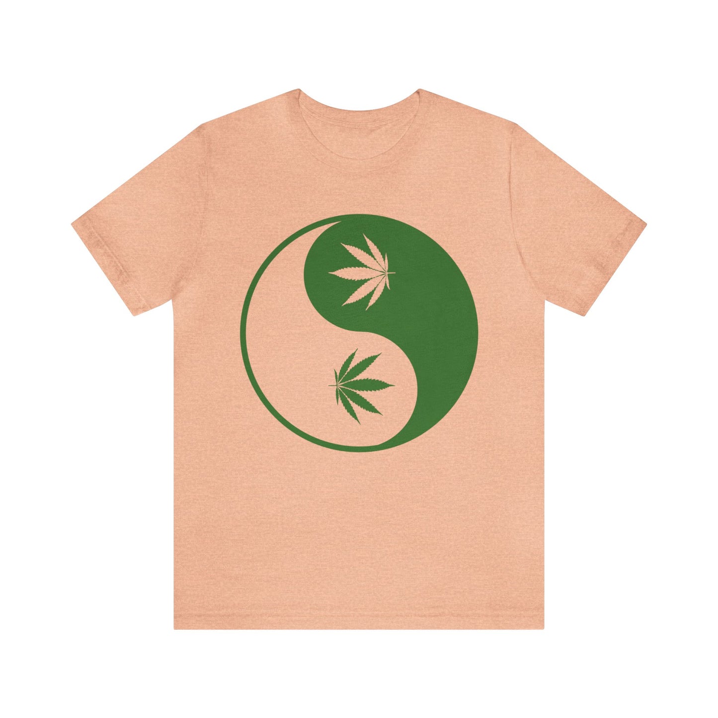 Yin Yang Cannibas Unisex Jersey Tee