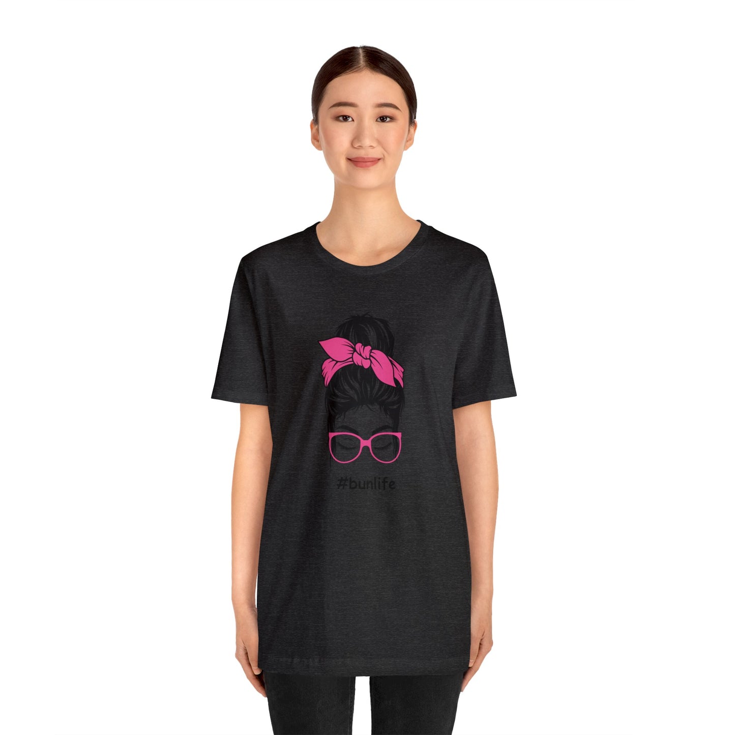 bunlife w/glasses Unisex Jersey Tee