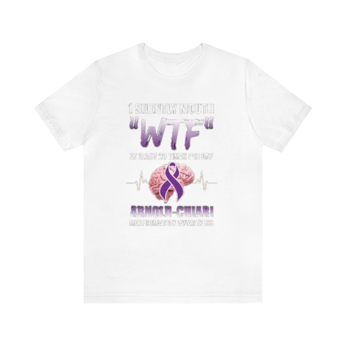 WTF at least 20 times a Day Unisex Jersey Tee