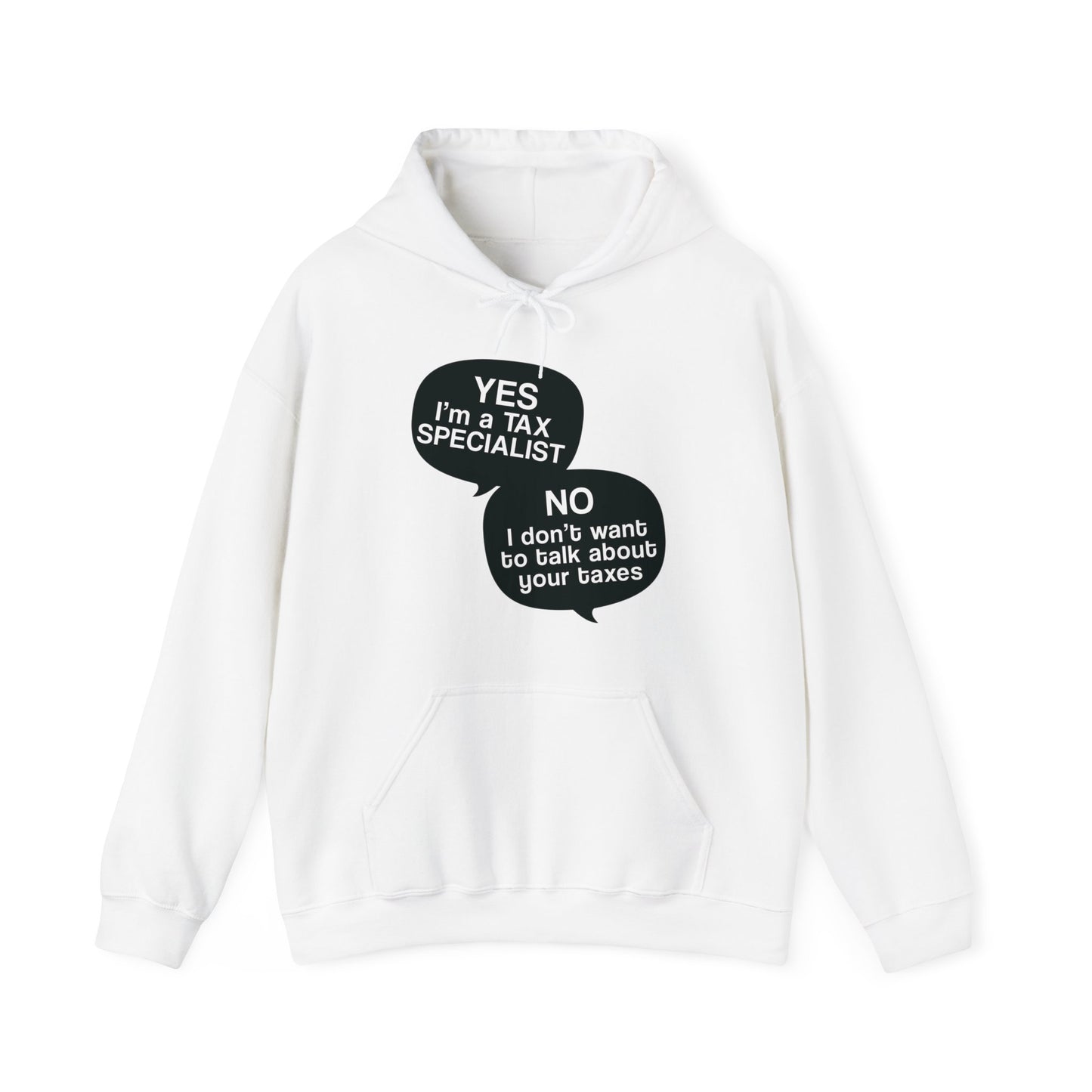 Tax Specialist Talk Bubbles Unisex Pullover Hoodie Blend™ Sweatshirt