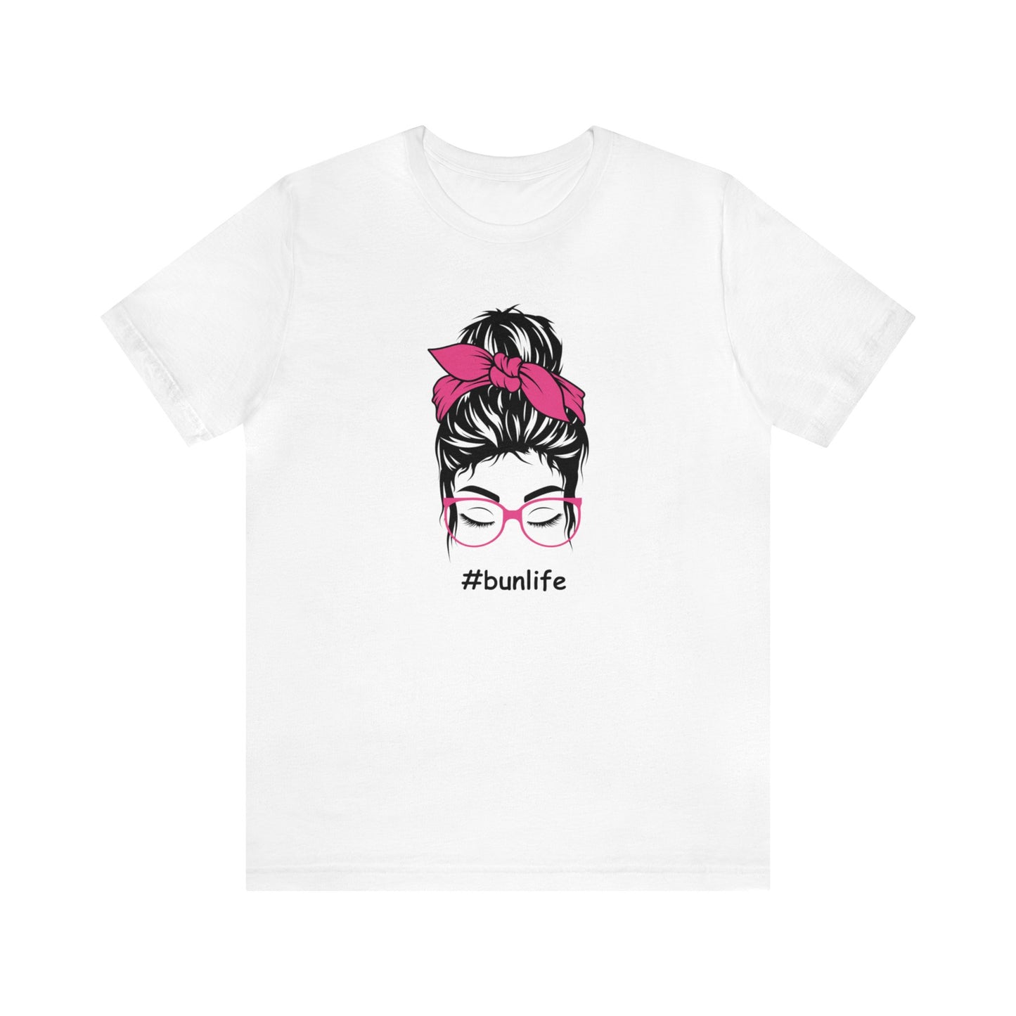 bunlife w/glasses Unisex Jersey Tee