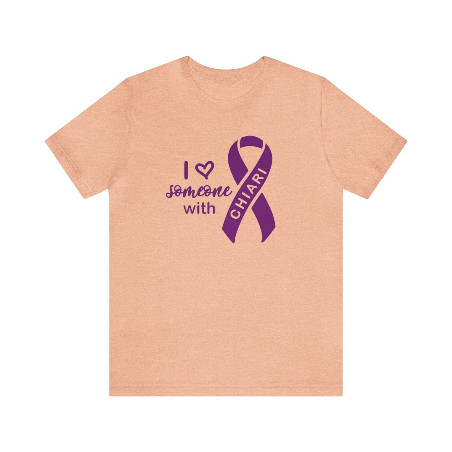 I love someone w/Chiari Unisex Jersey Tee