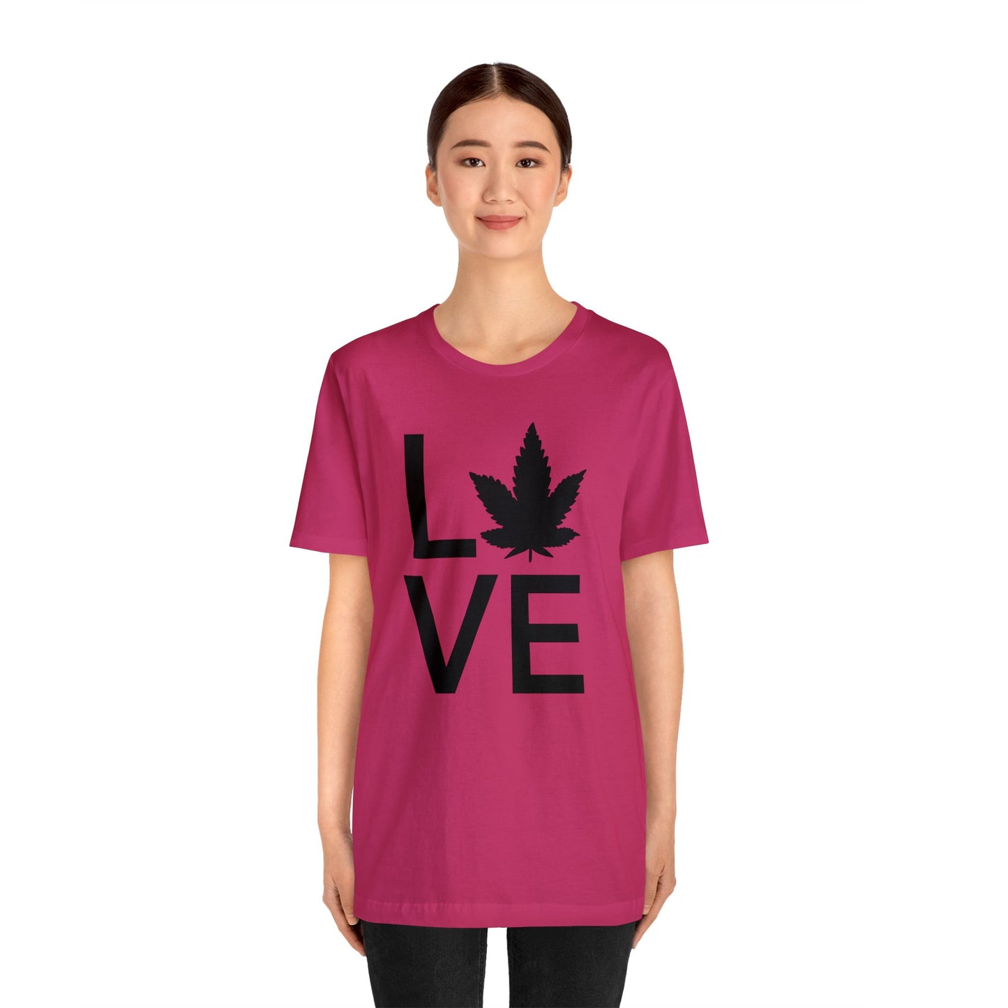 Love Cannibas Unisex Jersey Tee