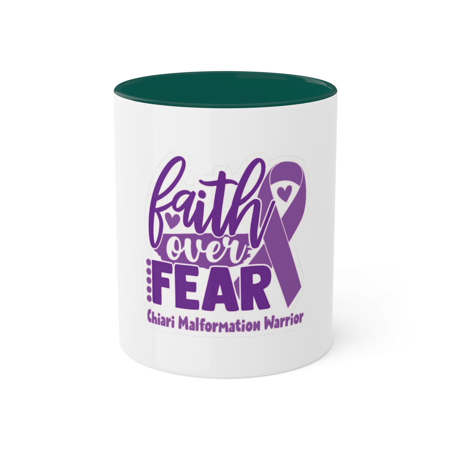 Faith over Fear w/Chiari Custom Personalized Mug