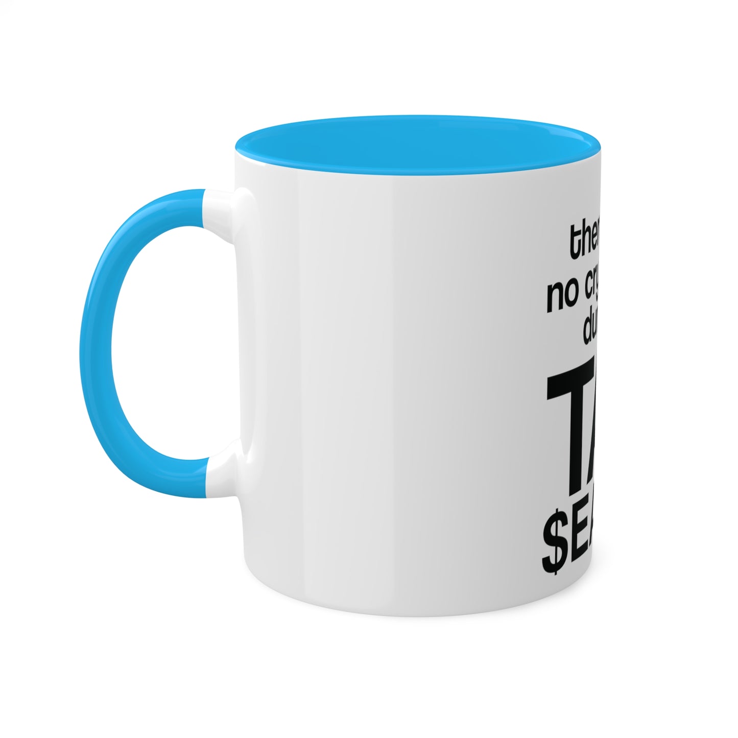 No Crying During Tax Season, Personalized Custom Mug