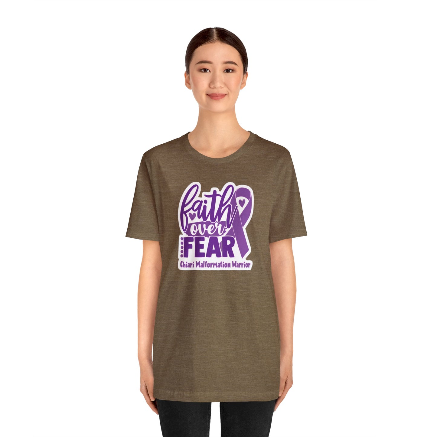 Faith over Fear Chiari Unisex Jersey Tee