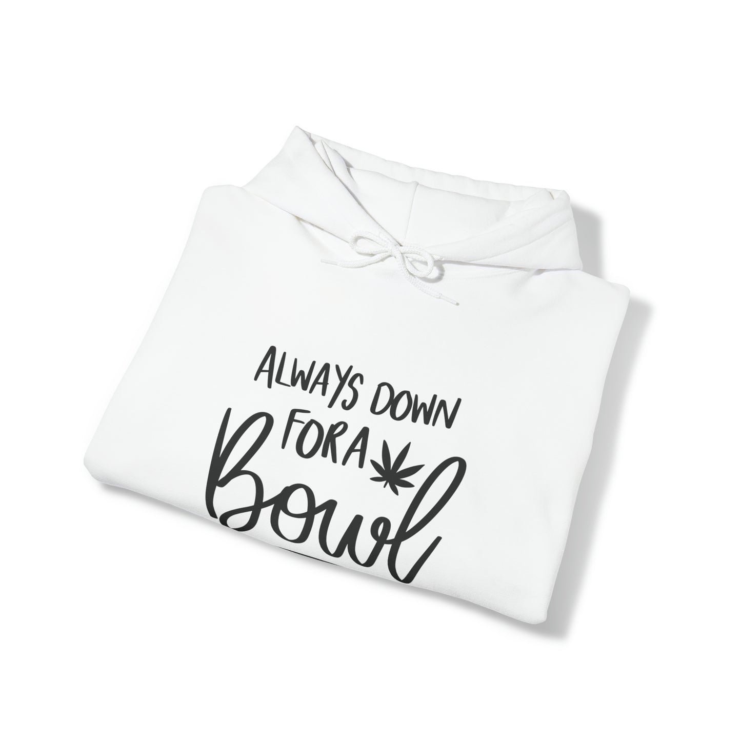 Always Down for a Bowl Unisex Pullover Hoodie Blend™ Sweatshirt