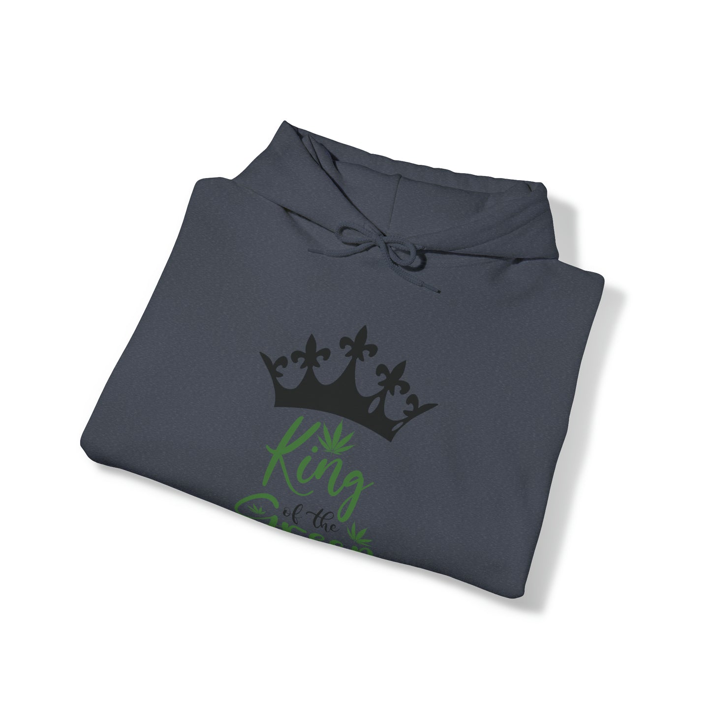 King of the Green Unisex Pullover Hoodie Blend™ Sweatshirt