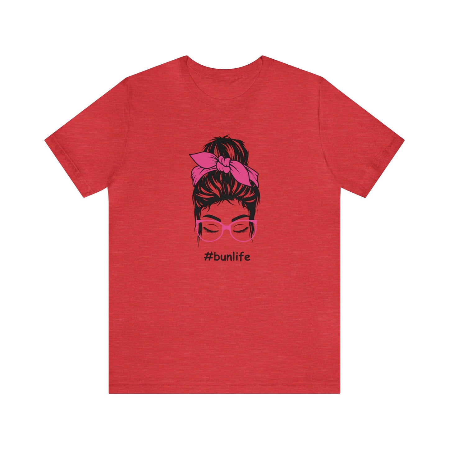 bunlife w/glasses Unisex Jersey Tee