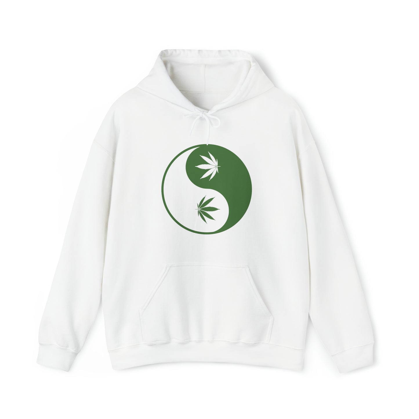 Yin Yang Leaf Unisex Pullover Hoodie Blend™ Sweatshirt