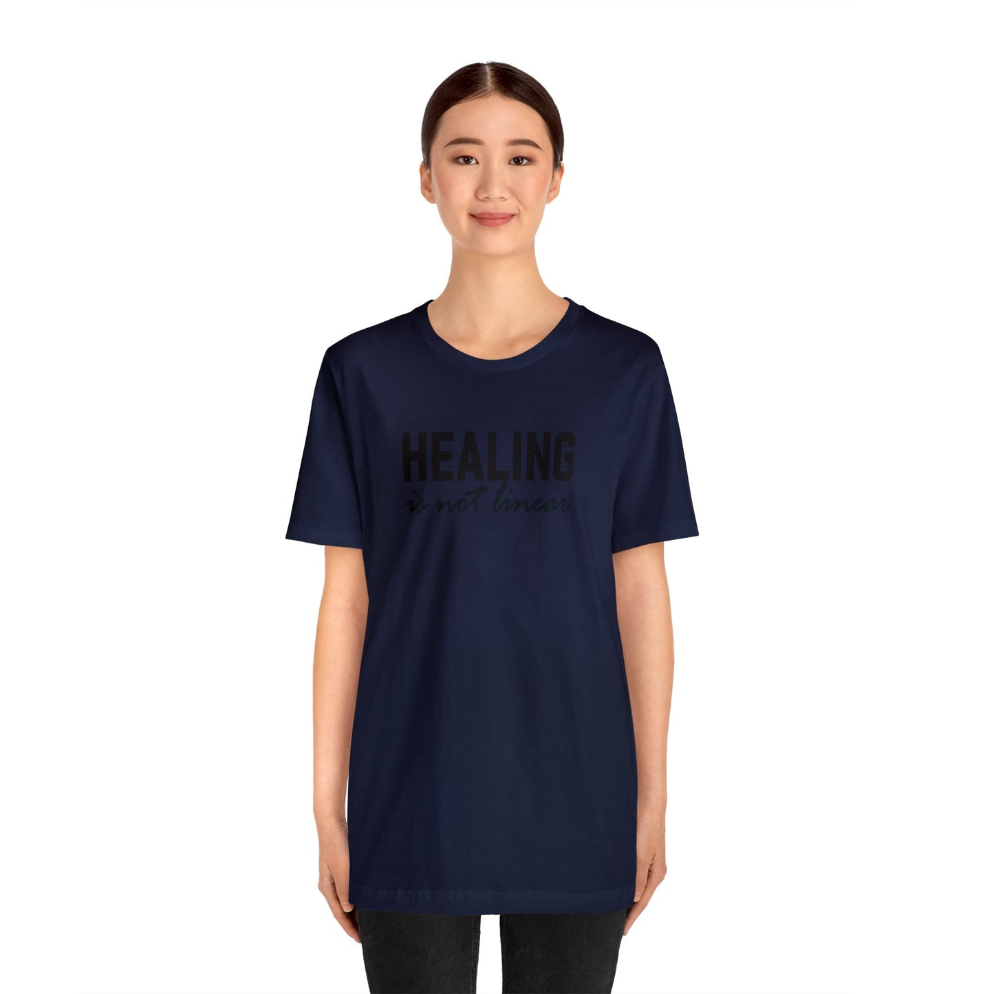 Healing is Not Linear Unisex Jersey Tee