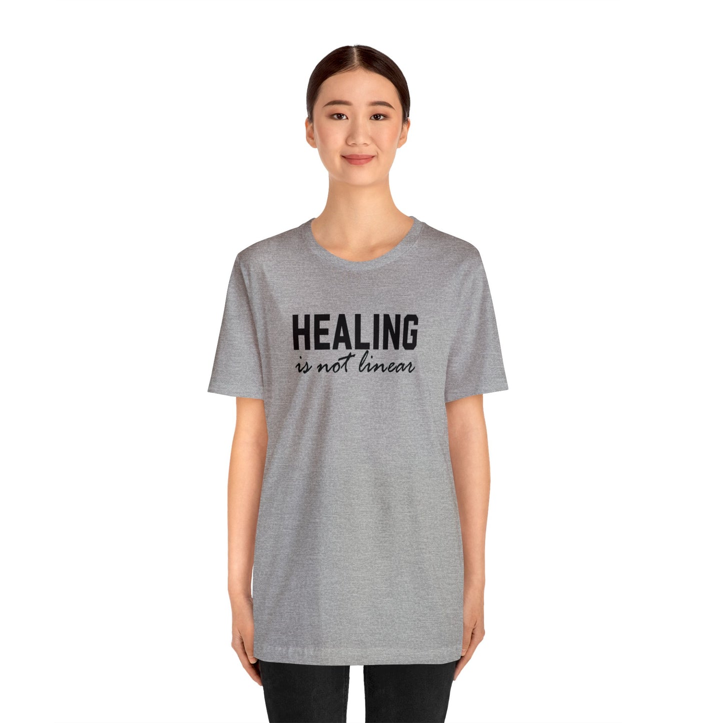 Healing is Not Linear Unisex Jersey Tee