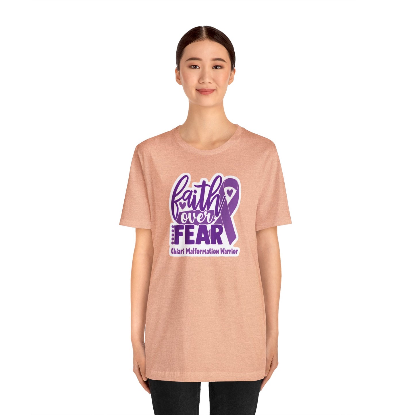 Faith over Fear Chiari Unisex Jersey Tee