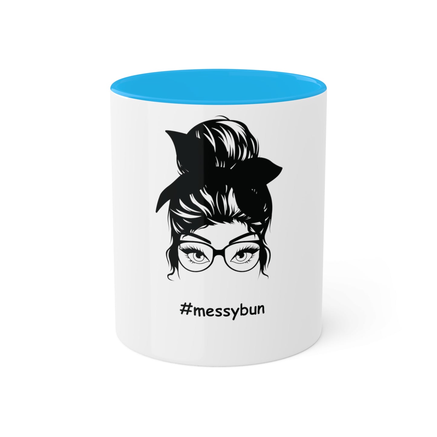 Messybun w/glasses Custom Personalized Mug