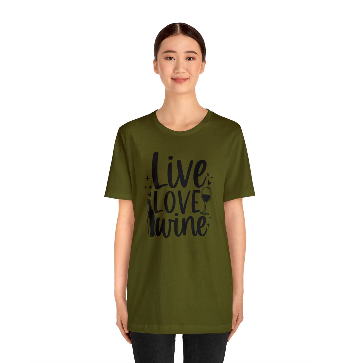 Live Love Wine Unisex Jersey Tee