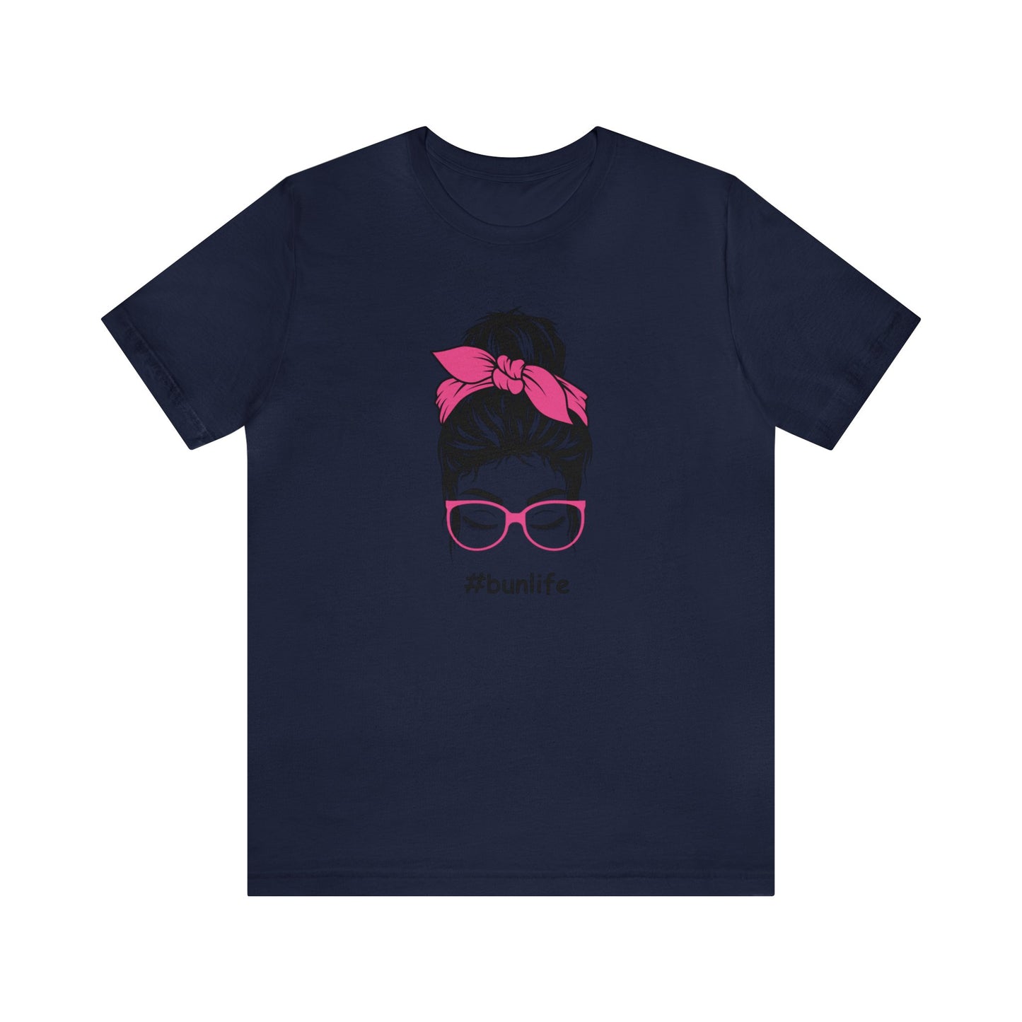 bunlife w/glasses Unisex Jersey Tee