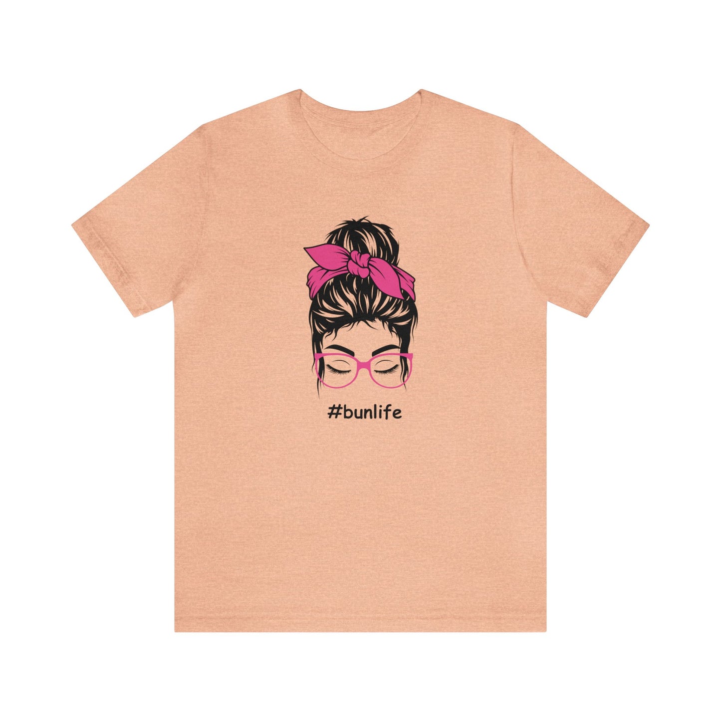 bunlife w/glasses Unisex Jersey Tee