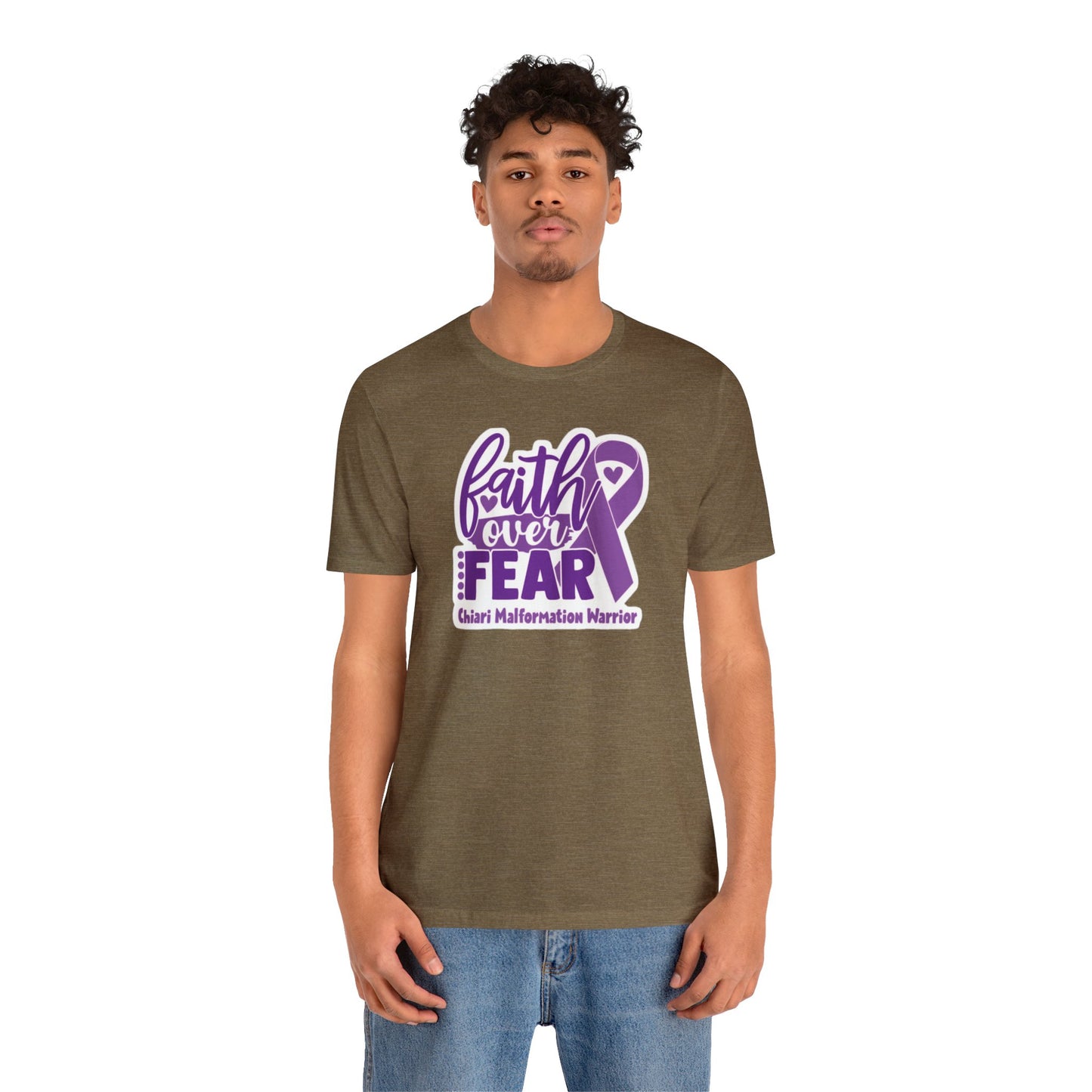 Faith over Fear Chiari Unisex Jersey Tee