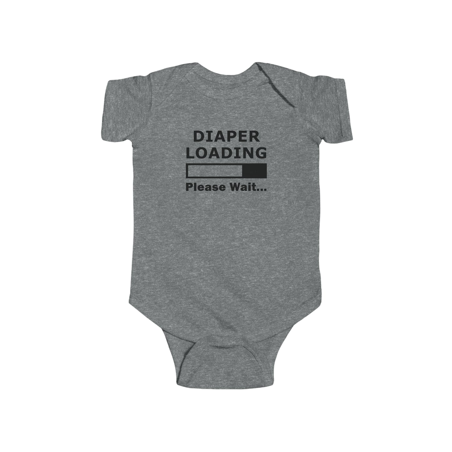 Diaper Loading Infant Jersey Bodysuit Onesie