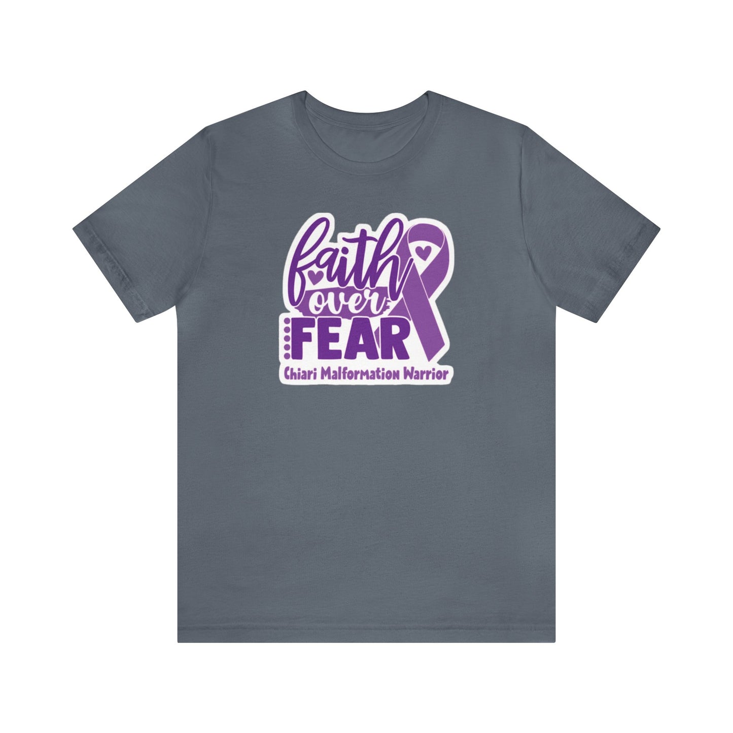 Faith over Fear Chiari Unisex Jersey Tee