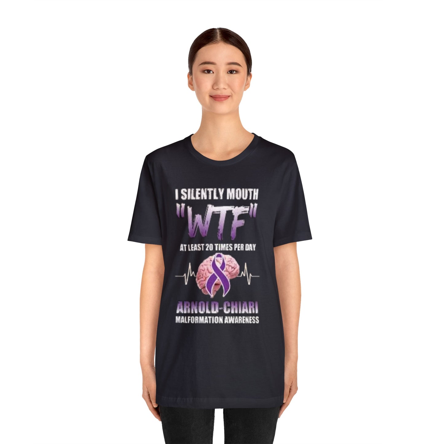 WTF at least 20 times a Day Unisex Jersey Tee