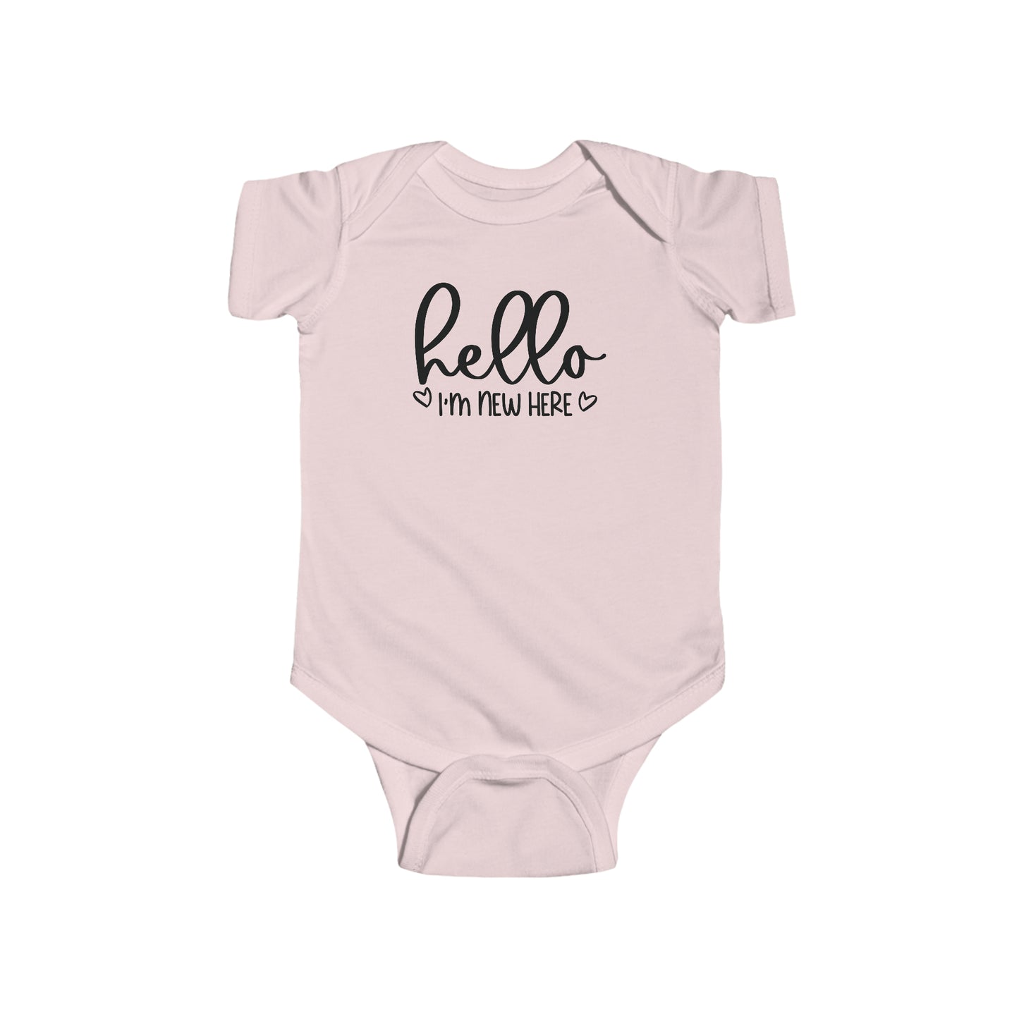 Hello Im New Here Infant Jersey Bodysuit Onesie