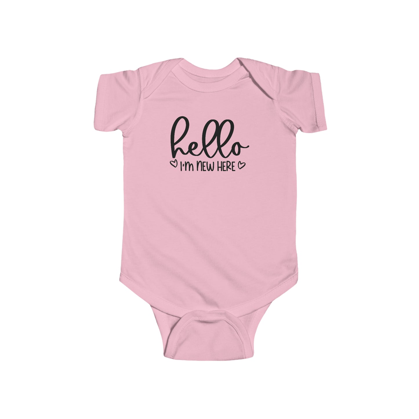 Hello Im New Here Infant Jersey Bodysuit Onesie