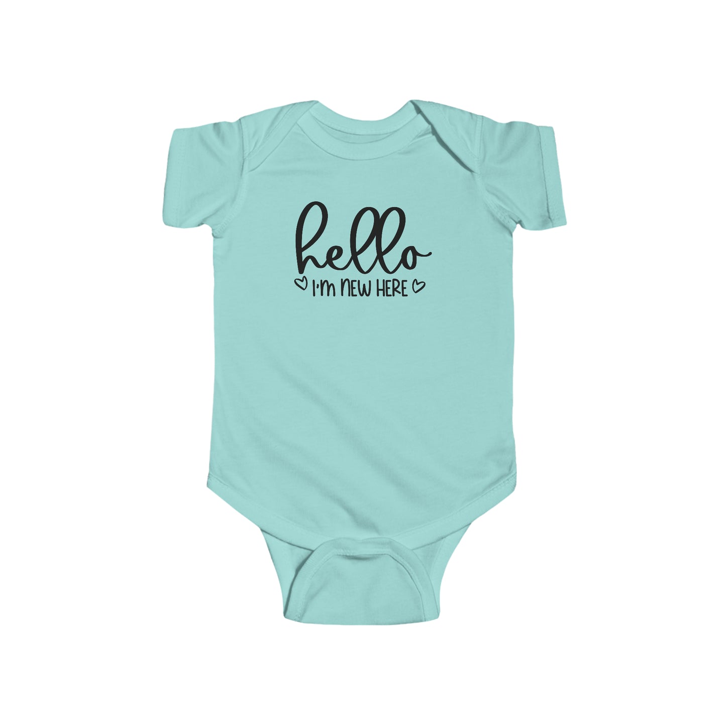 Hello Im New Here Infant Jersey Bodysuit Onesie