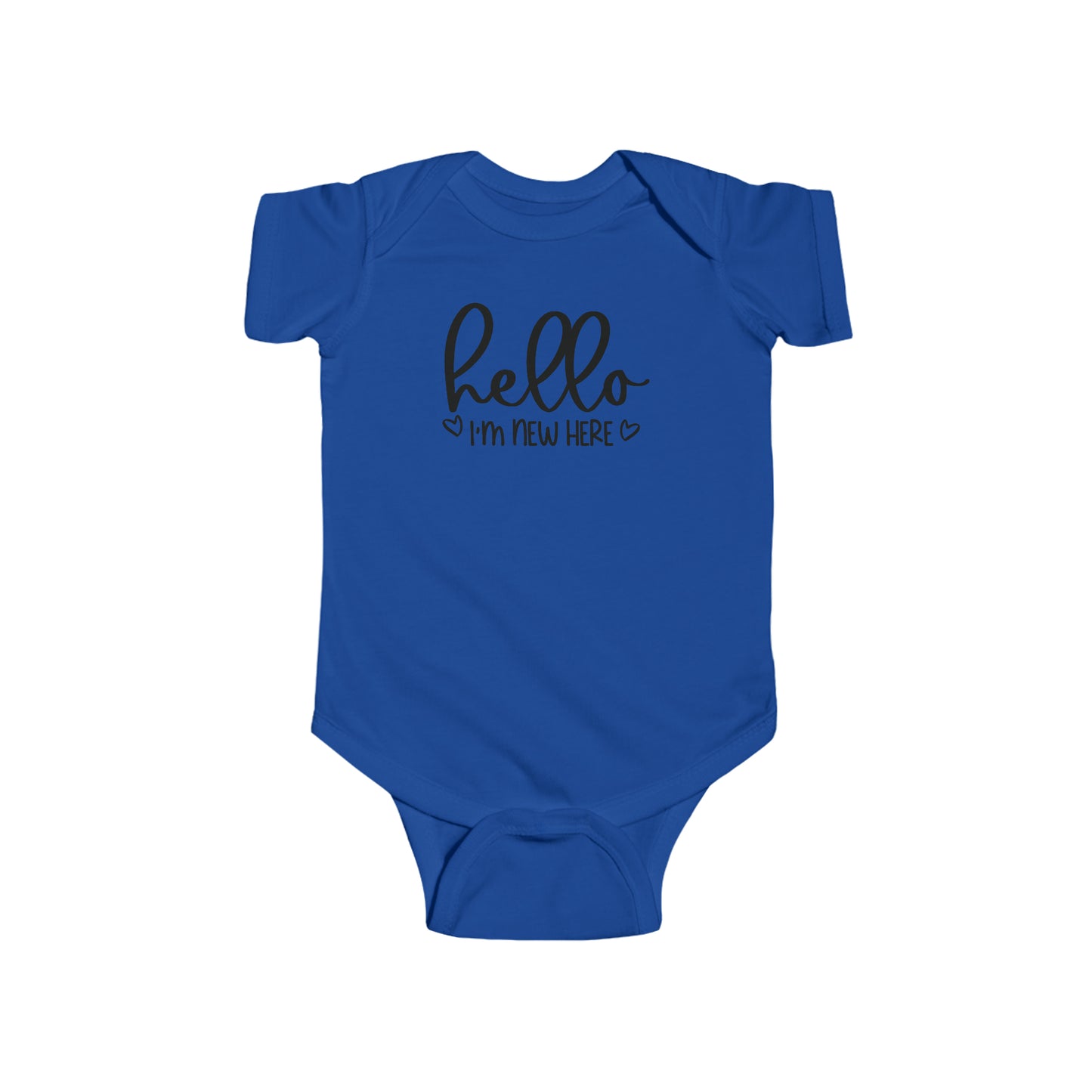 Hello Im New Here Infant Jersey Bodysuit Onesie