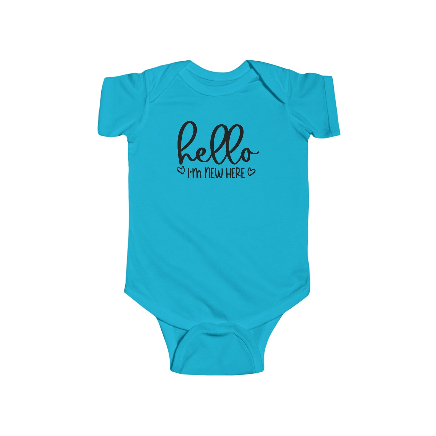 Hello Im New Here Infant Jersey Bodysuit Onesie