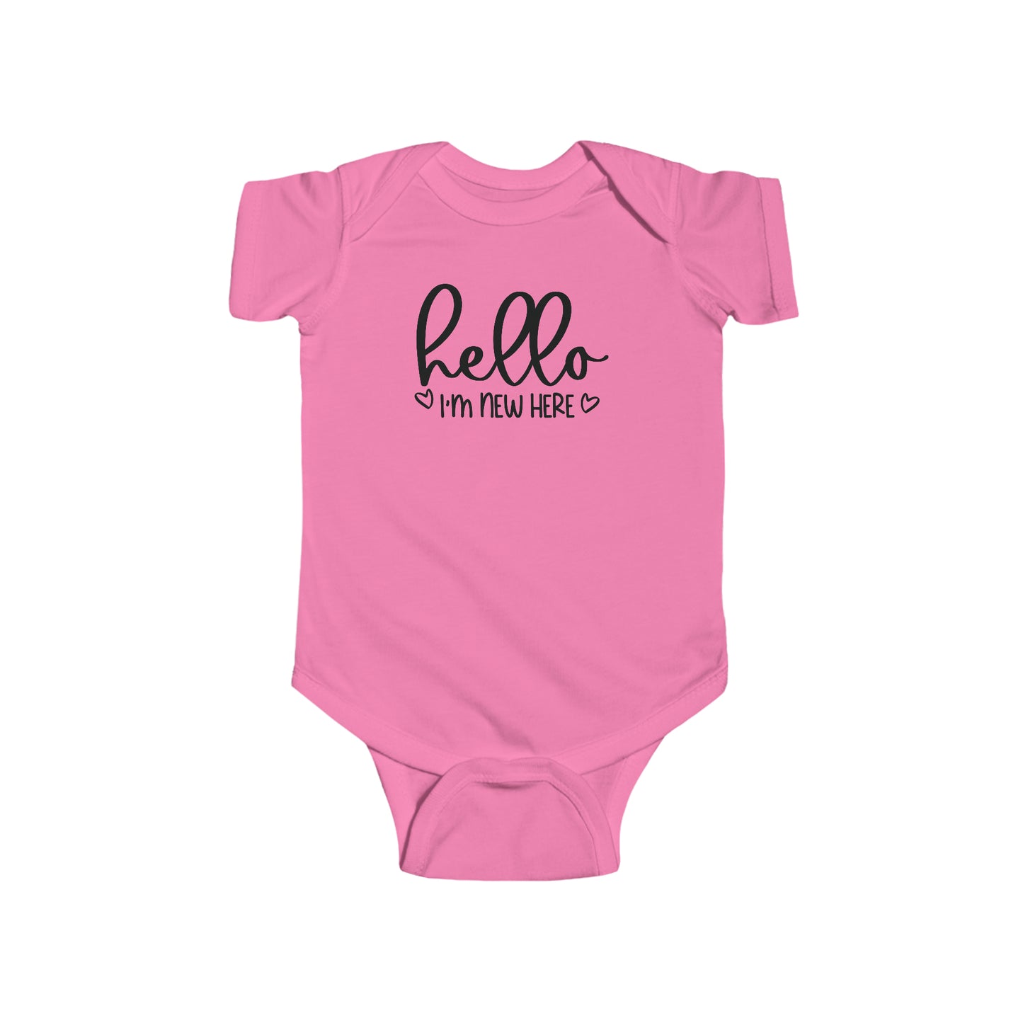 Hello Im New Here Infant Jersey Bodysuit Onesie