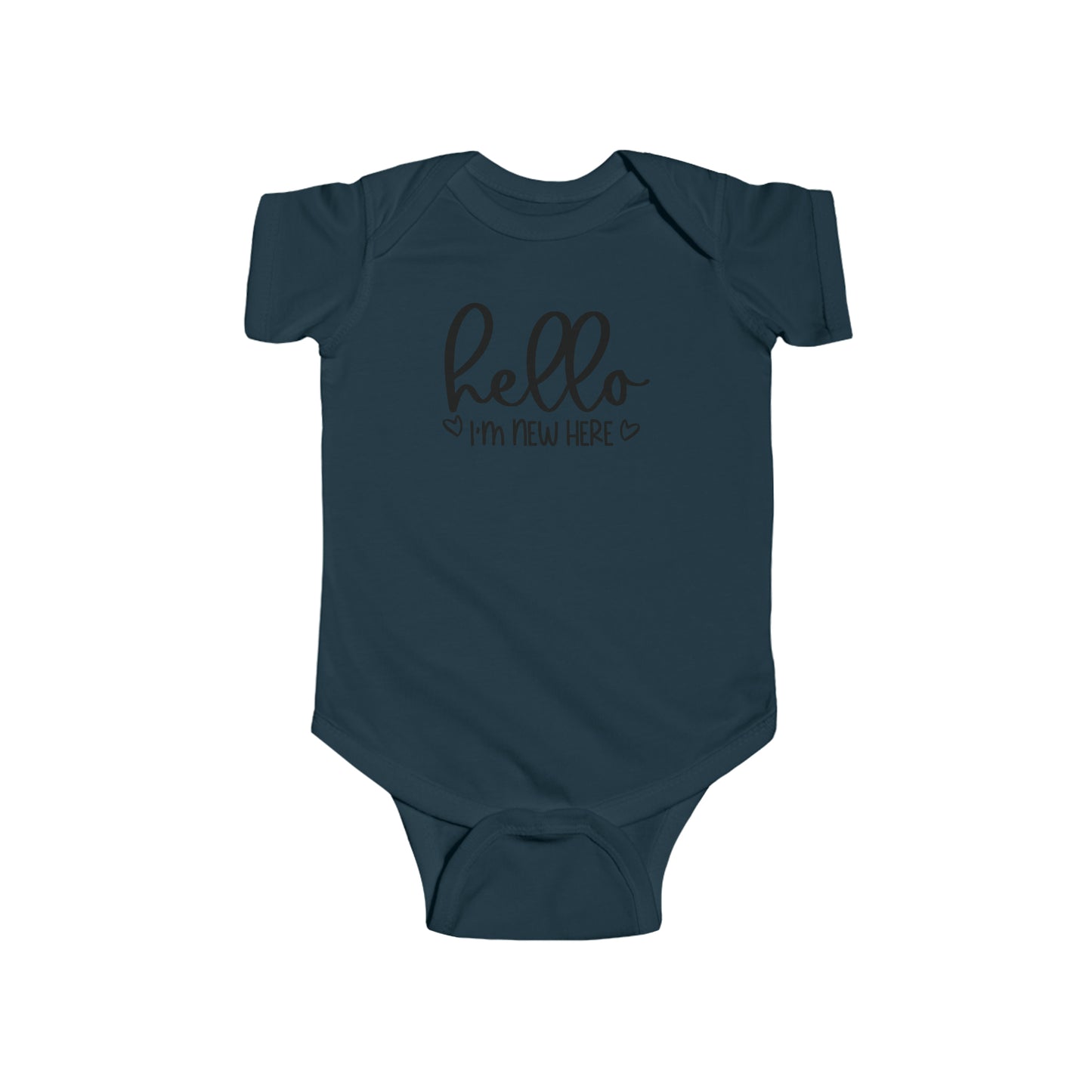 Hello Im New Here Infant Jersey Bodysuit Onesie