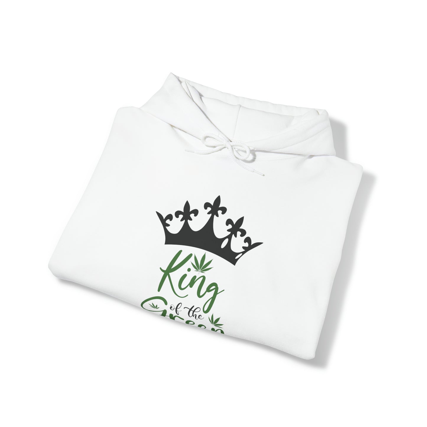 King of the Green Unisex Pullover Hoodie Blend™ Sweatshirt