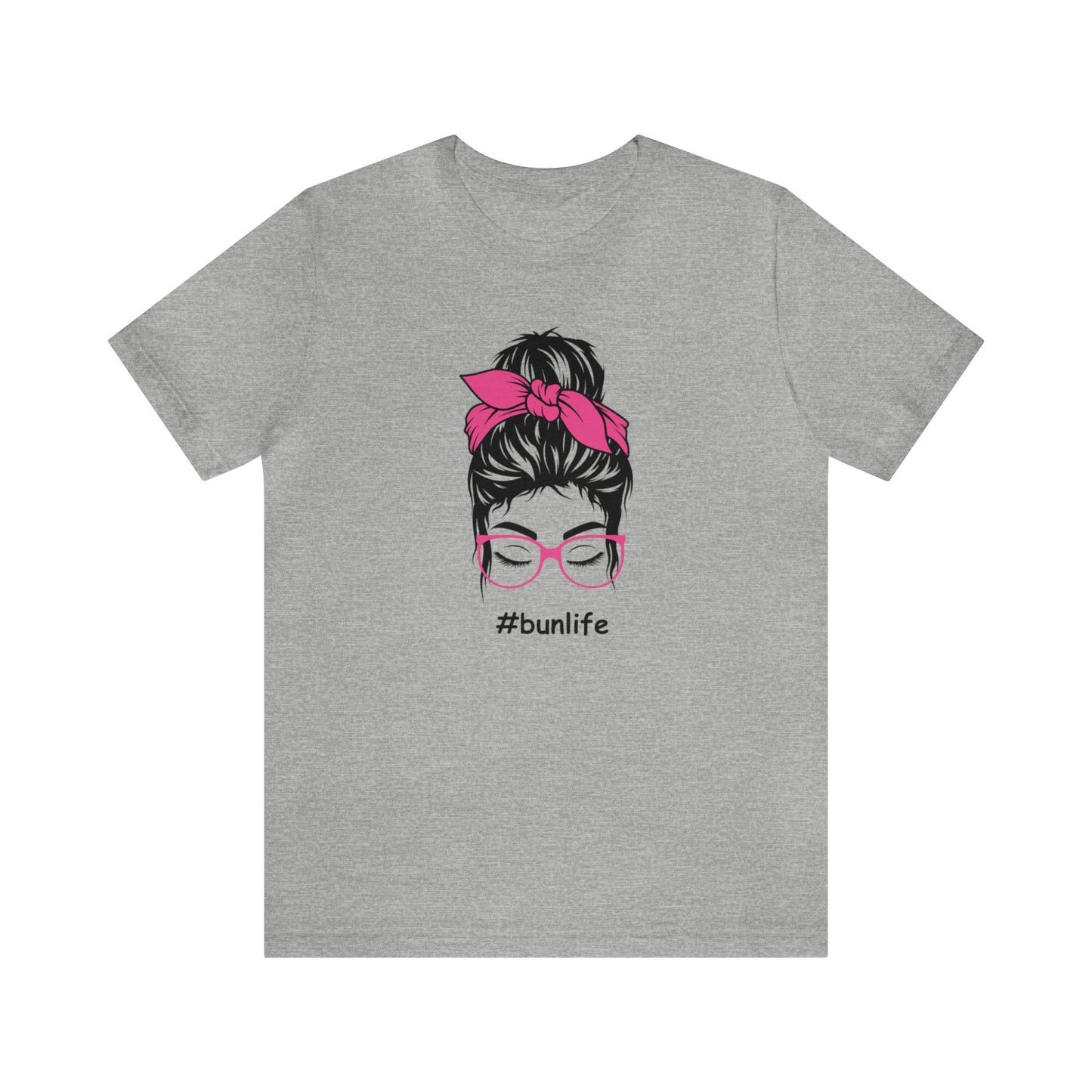 bunlife w/glasses Unisex Jersey Tee