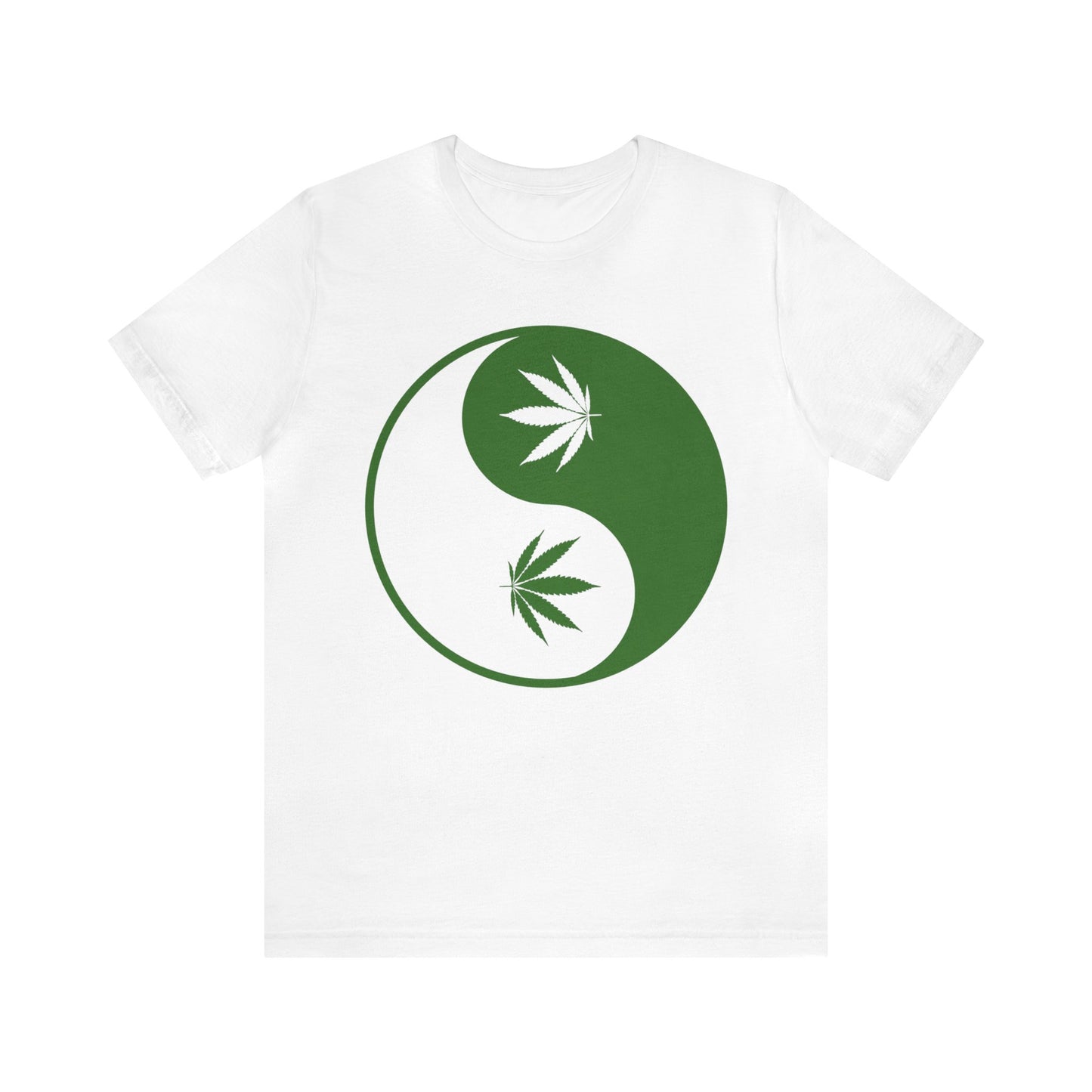 Yin Yang Cannibas Unisex Jersey Tee