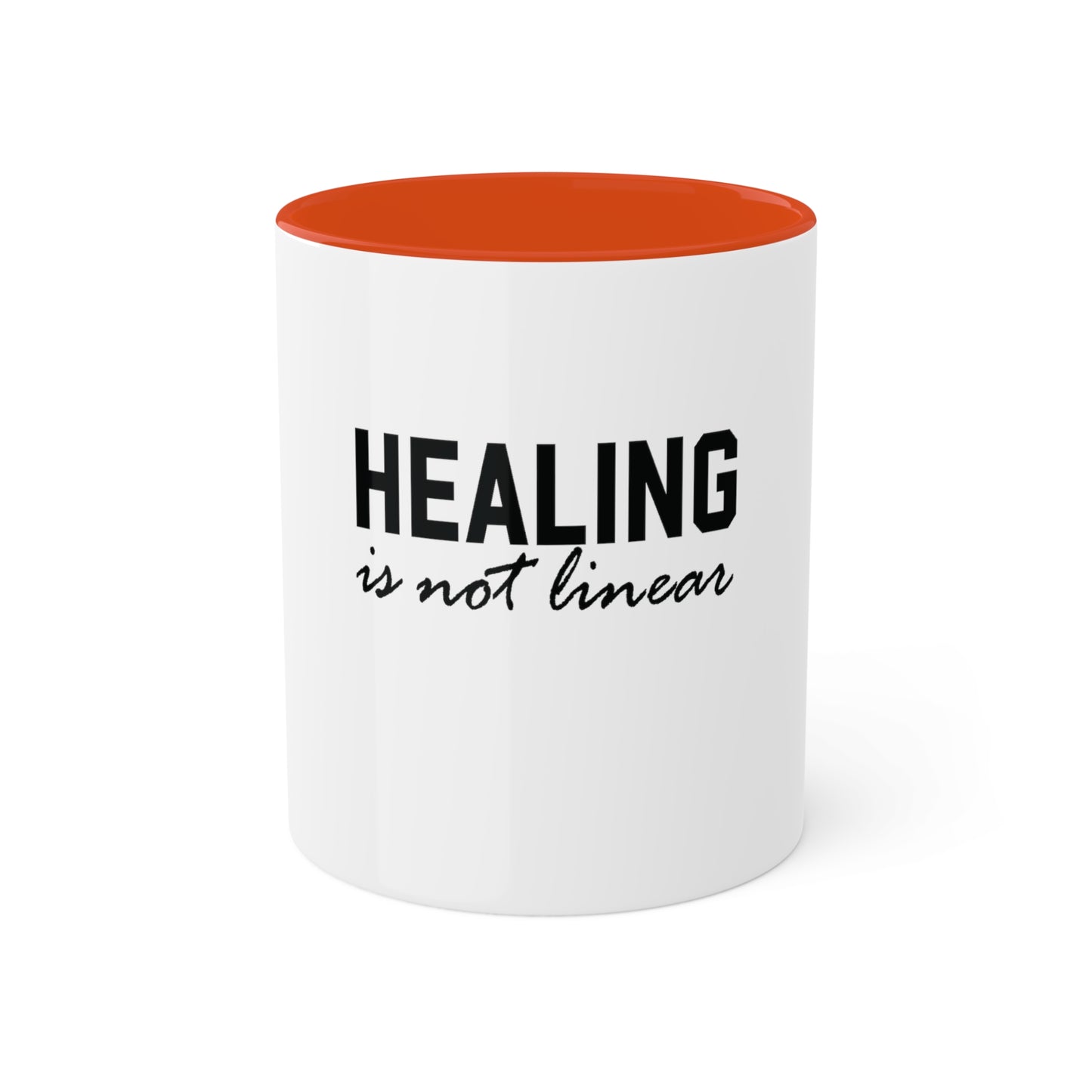 Healing is not Linear Custom Personalized Mug