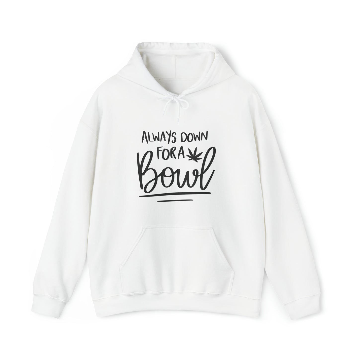 Always Down for a Bowl Unisex Pullover Hoodie Blend™ Sweatshirt