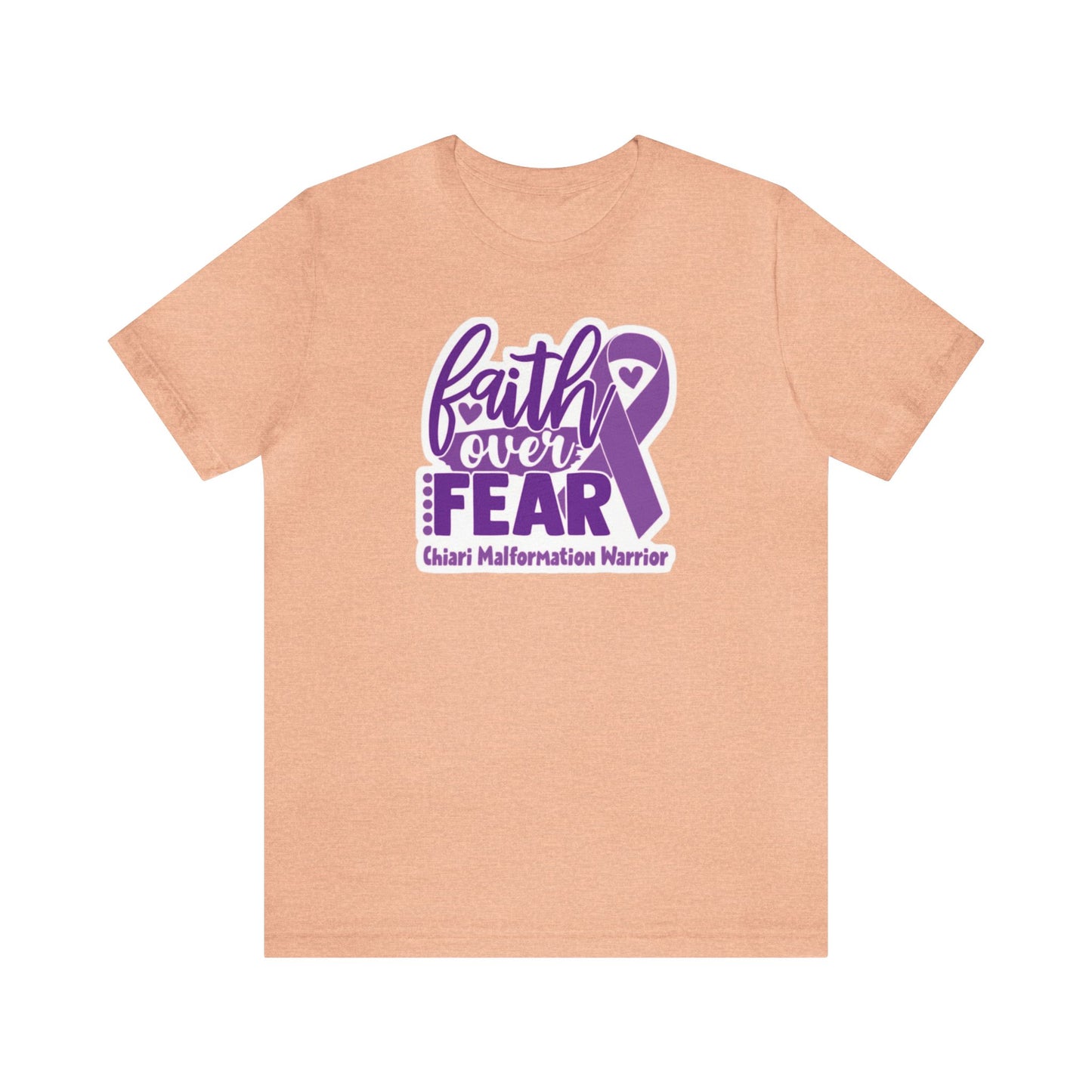 Faith over Fear Chiari Unisex Jersey Tee