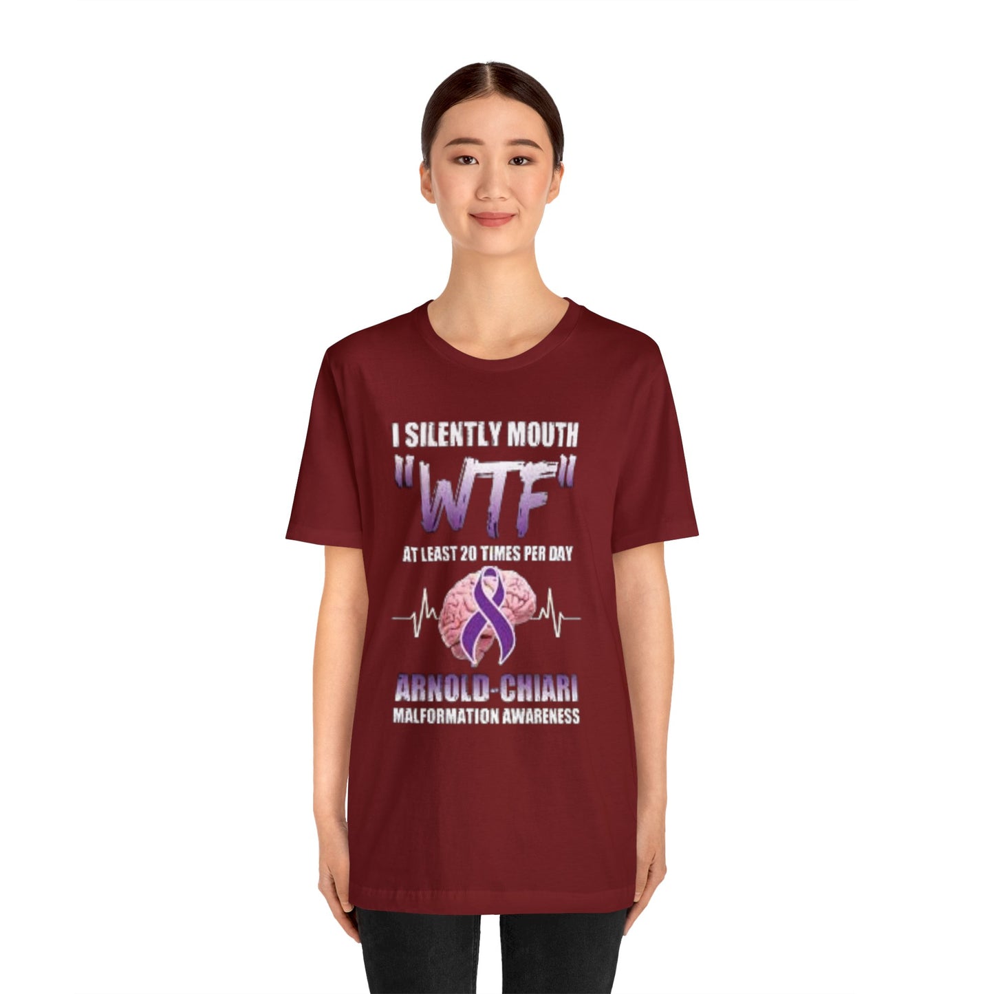 WTF at least 20 times a Day Unisex Jersey Tee