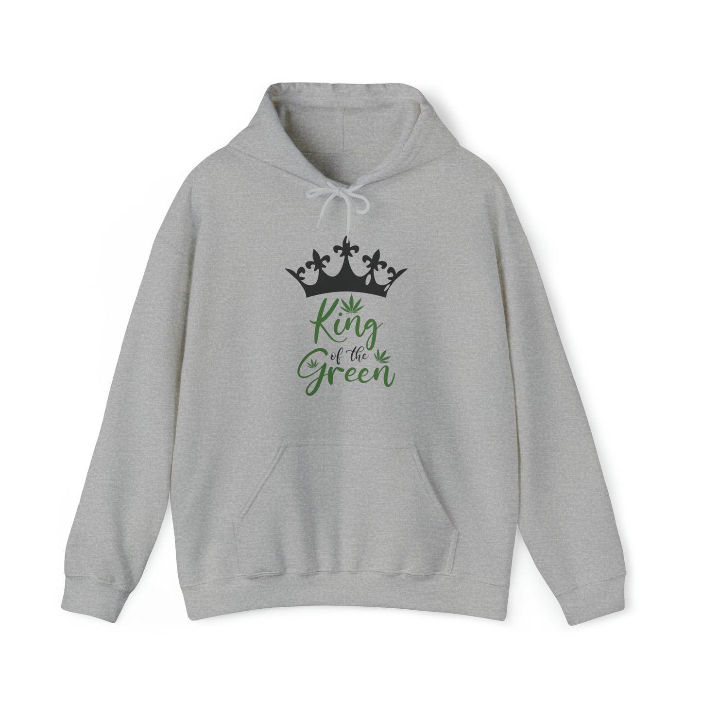 King of the Green Unisex Pullover Hoodie Blend™ Sweatshirt