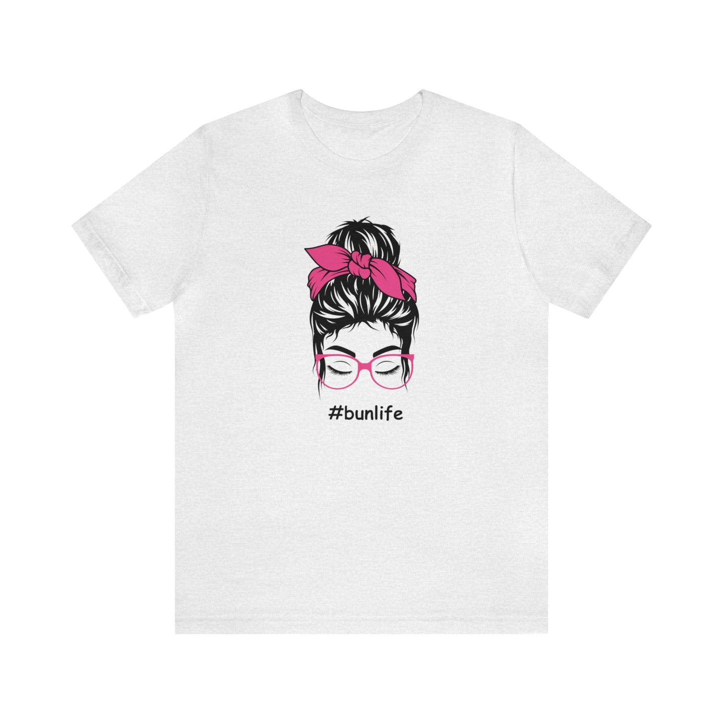 bunlife w/glasses Unisex Jersey Tee