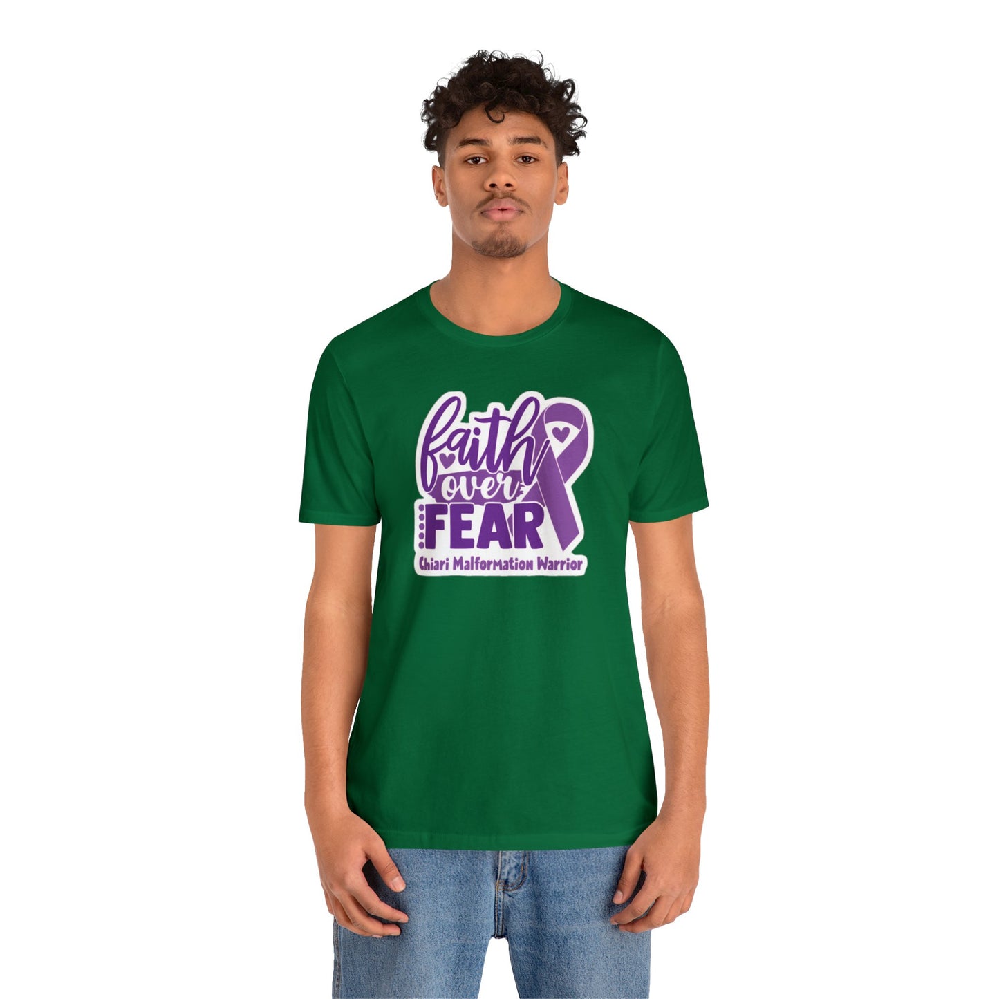 Faith over Fear Chiari Unisex Jersey Tee