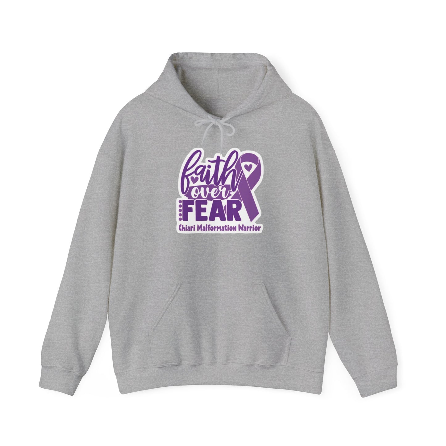 Faith over Fear Chiari Blend™ Hooded Sweatshirt