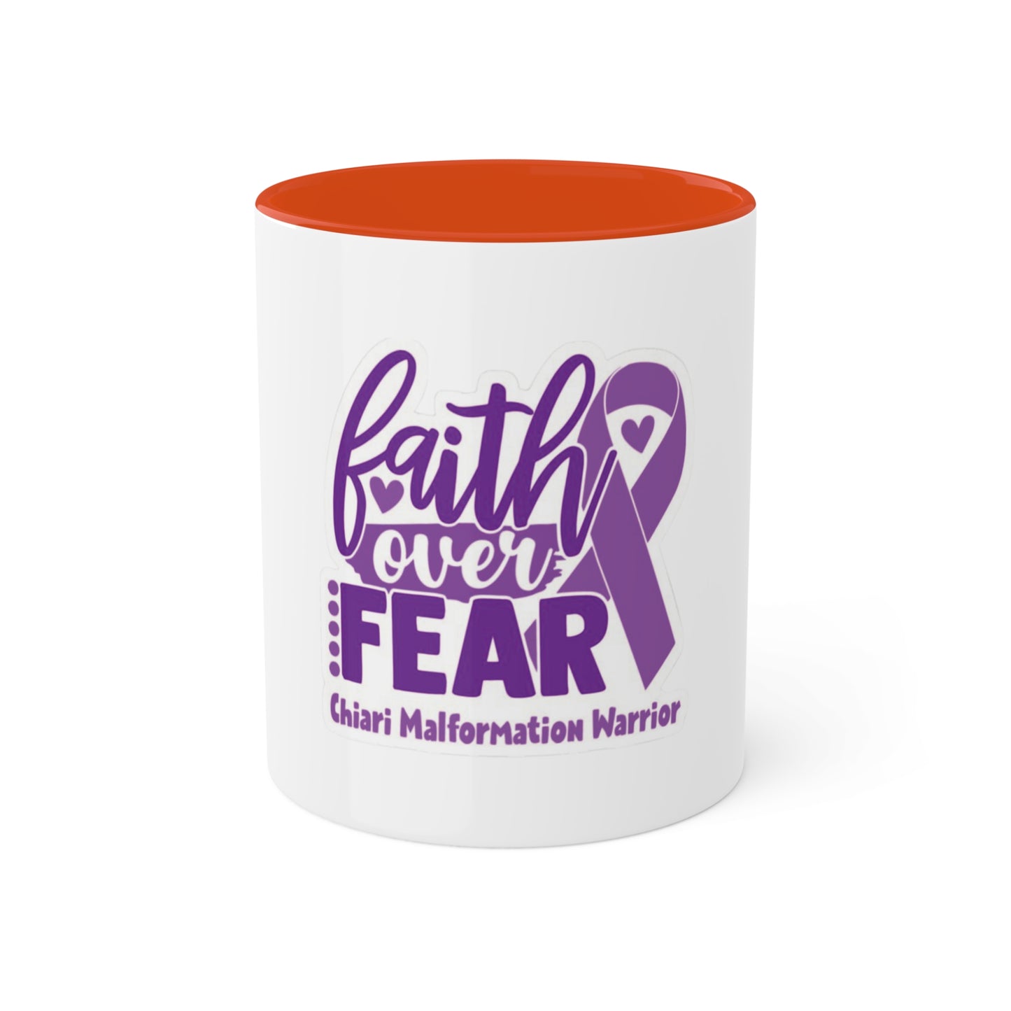 Faith over Fear w/Chiari Custom Personalized Mug