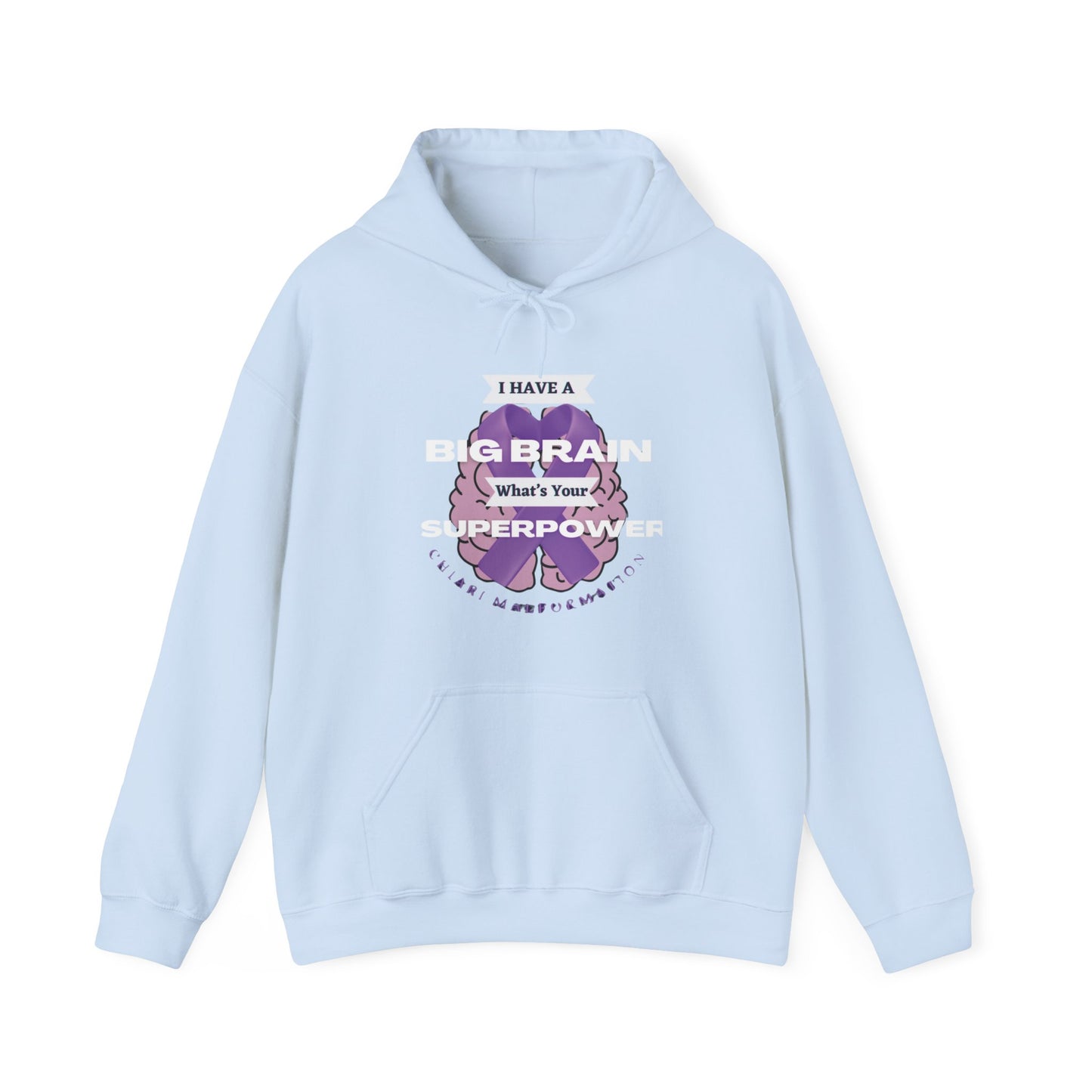 Big Brain whats your Superpower Blend™ Hooded Sweatshirt