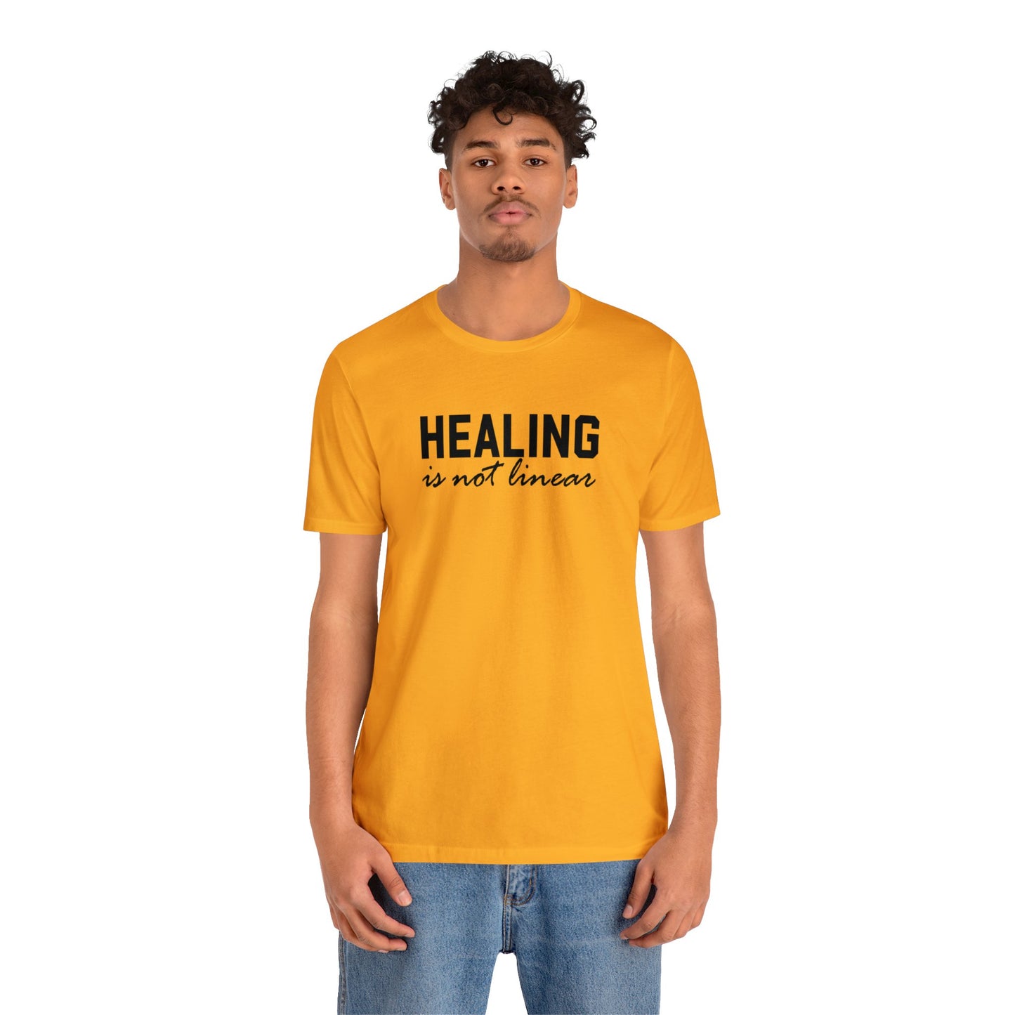 Healing is Not Linear Unisex Jersey Tee