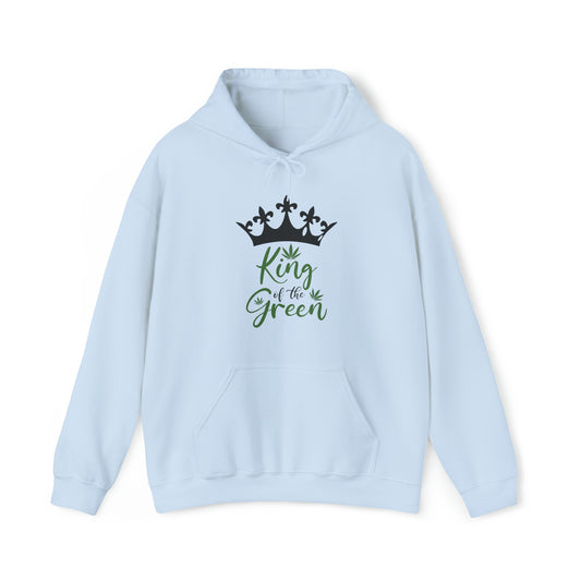 King of the Green Unisex Pullover Hoodie Blend™ Sweatshirt